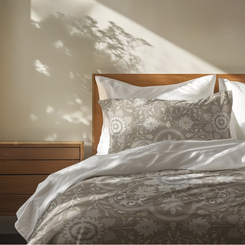 Skyler Comforter Set, King Comforter + 2 King Pillowcases, Charcoal
