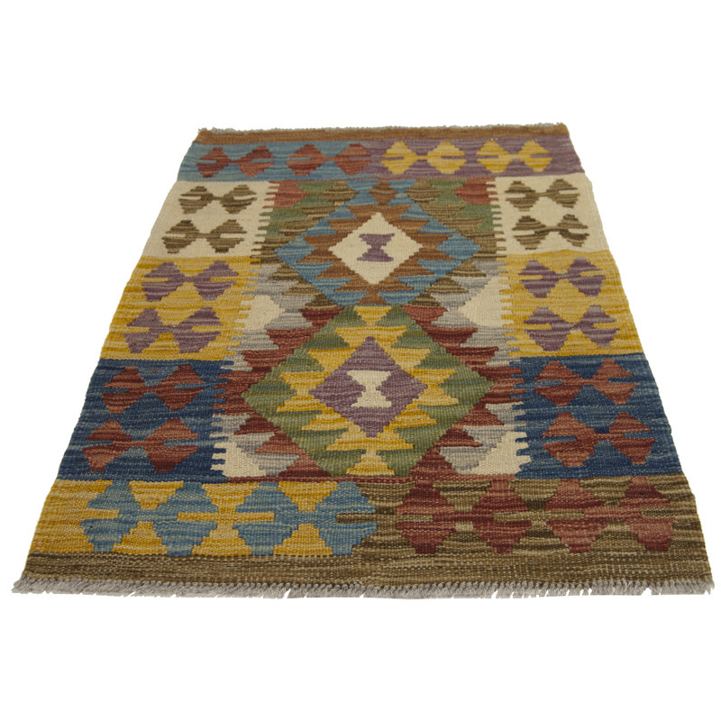 Geometric Non-Skid Kitchen Mat