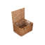 Wicker Light Steamed Finish Windsor Empty Hamper Basket