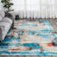 Abstract Area Rug in Blue-692363420