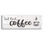  «But Firstc Coffee» par Susie Boyer, art mural en verre acrylique, 36 po x 12 po-480359368