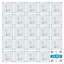 Carrelage mosaïque auto-adhésif en vinyle 6 po x 6 po (ensemble de 24)