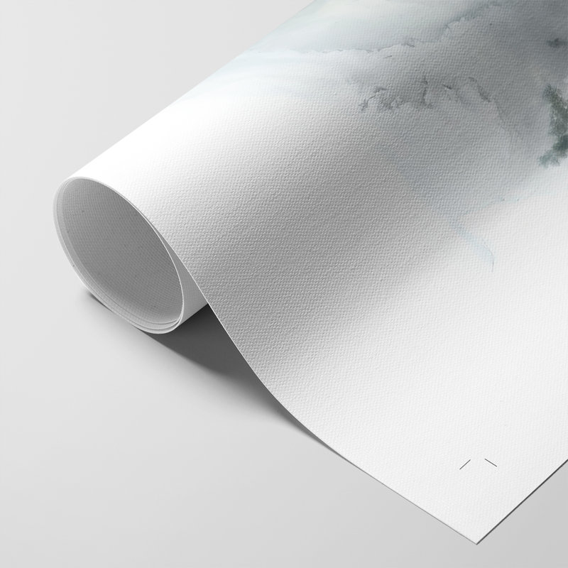 Washeline Treeline II - Impression sur toile seulement - NON-CADRE, H 12 po x l 8 po