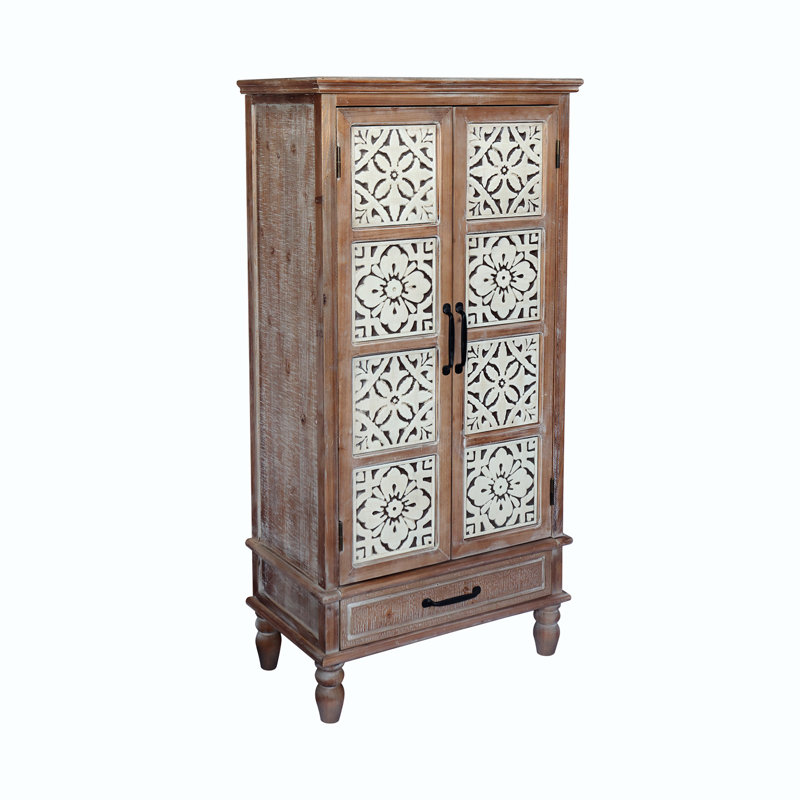 Rustic Wood Sideboard Pantry Cabinet