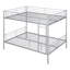Lit superposé double au-dessus de double, argent-1162084238