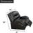 Hamal 33"Faux Leather Recliner-1663710401