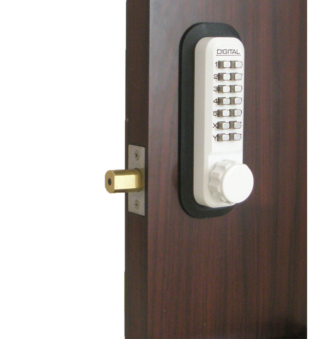 Mechanical One Sided Keyless Deadbolt Lockey USA 