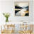 Mountain Lake Modern Abstract Landscape by The Creative Bunch Studio Framed Canvas Wall Art Print-1177059991