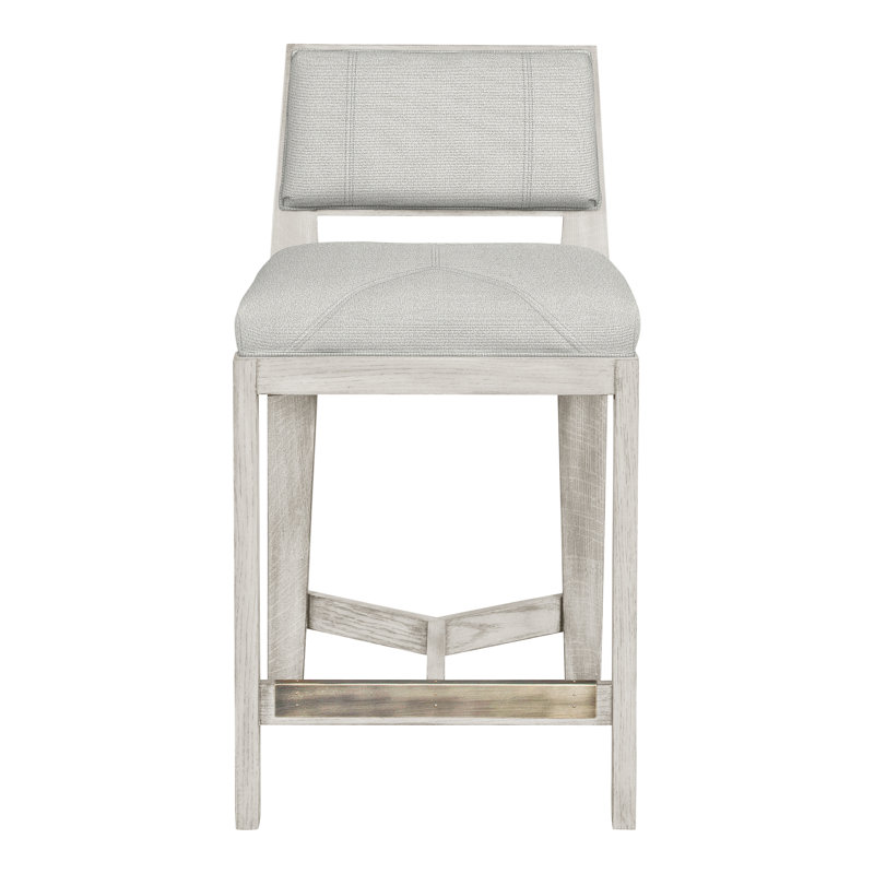 Thom Filicia 32.5'' Stool, Casa Blanca, Callaloo Cotton