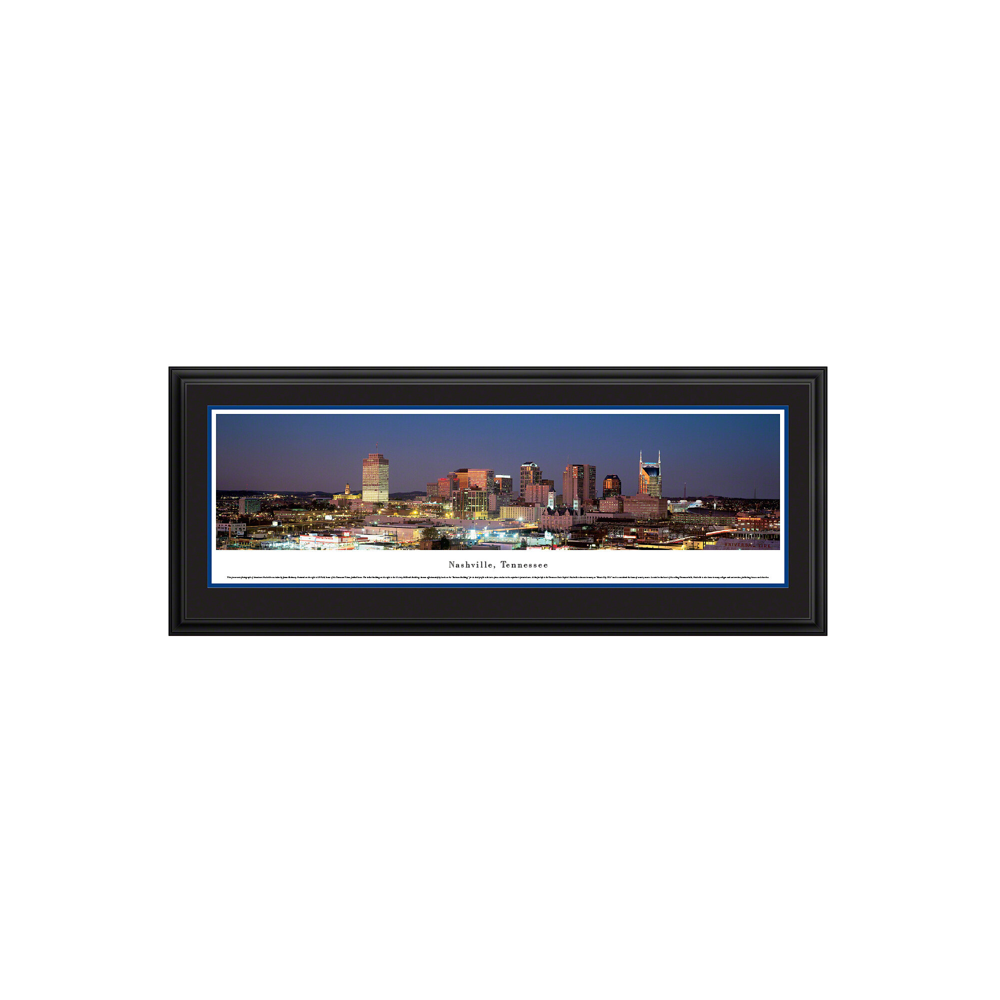 Tennessee Titans LP Field Framed Panoramic Poster