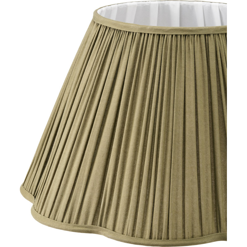 Cotton Empire Lamp Shade ( Uno ), Green, 23" H x 40" W x 40" D