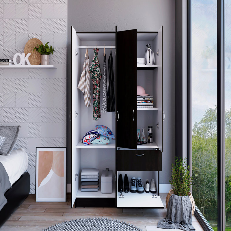 Armoire Alpes, chambre / blanc