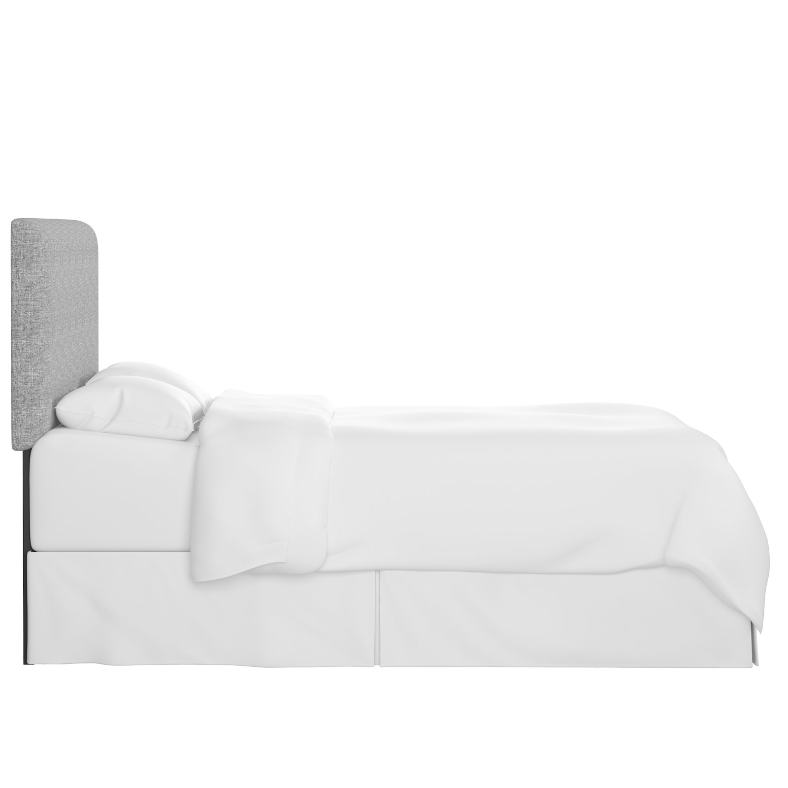 Eisley Upholstered Headboard, Zuma Pumice Textured Linen, Full