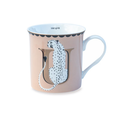 Yvonne Ellen - Gold Edition Alphabet Mug "U"