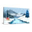Paysage et nature Paysage d'hiver avec montagnes enneigées et rivière-900455518