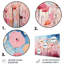 Rose pastel pastiche - impression sans cadre sur métal-1846388936