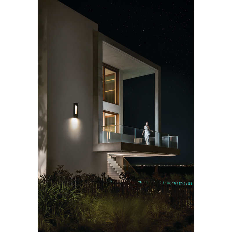 Extra Large Wall Mount Lantern, Satin Black, 16" H x 6" W x 3.5" D