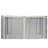 Patio Gazebo Sidewall Replacement Net, 10'X13', Cream, , Graceful Netting, 10' X 13', Cool