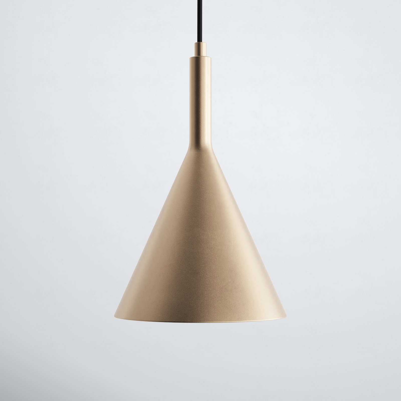 Laroche Dimmable Dome Single Light Pendant, Burnished Brass, 12.5" H x 7.75" W x 7.75" D
