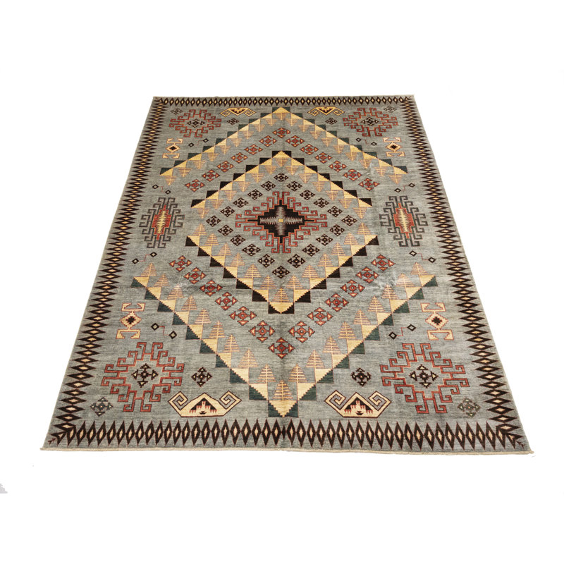 Tapis oriental gris 10 x 14