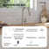2-Function Single Handle Pull Down Kitchen Faucet with LED Light Base