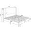 Lit plateforme haut Linen-373515405