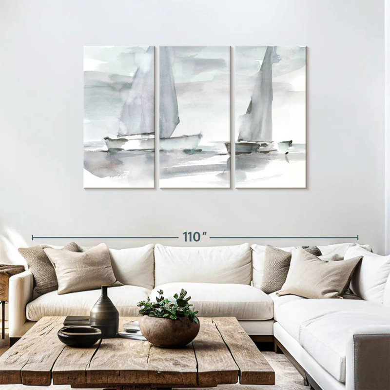Mehar Misty Sails I, 48" H x 74" W
