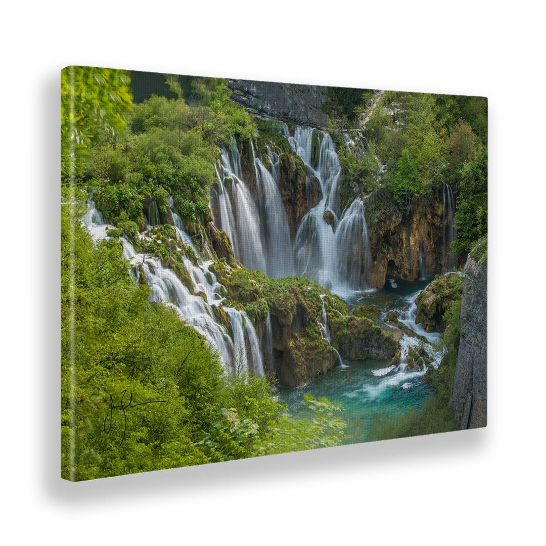 Leinwandbild Plitvice Lakes National Park von Jim Zuckerman