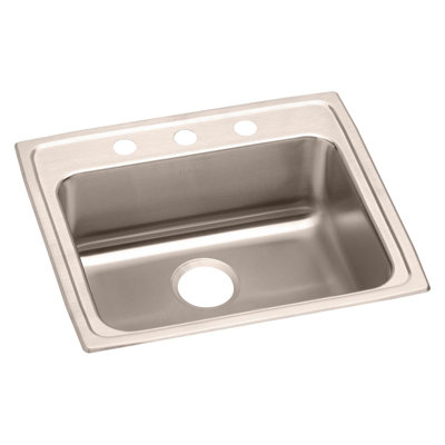 Évier de cuisine à montage sur plan L 19 po x l 19,5 po Lustertone