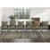 Hebbe 29.5" Wide Modern Corduroy Upholstered Armchair Accent Chair With Metal Frame and Storage Bag Set of 6