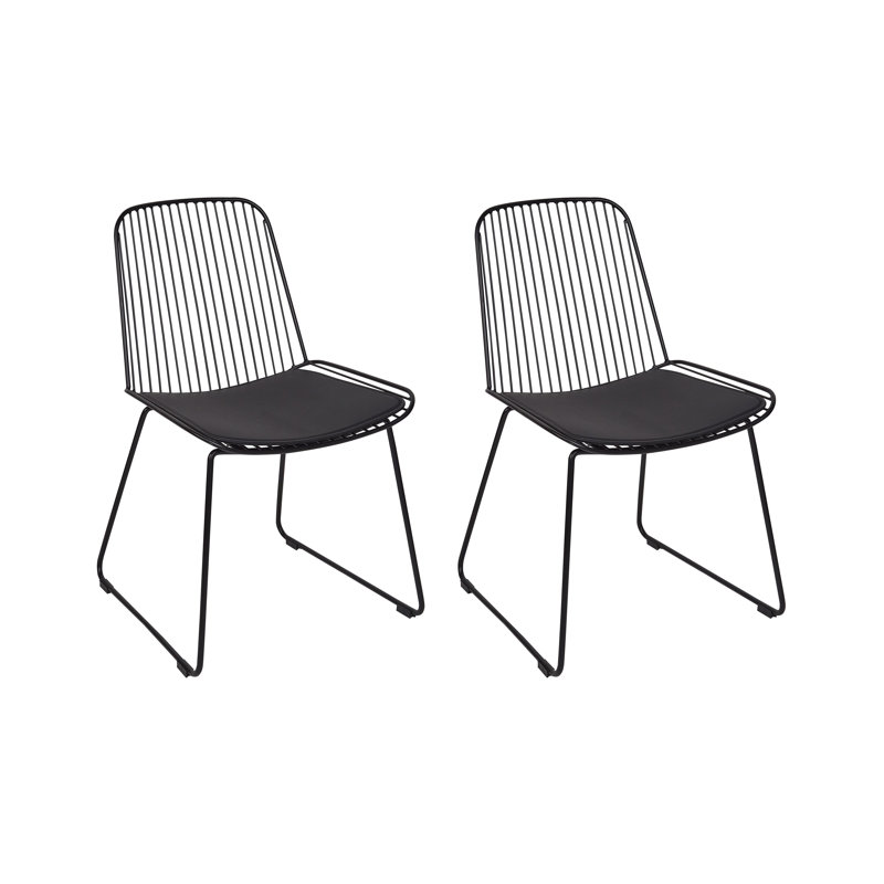 Anmar 43cm H Side Chair, Black