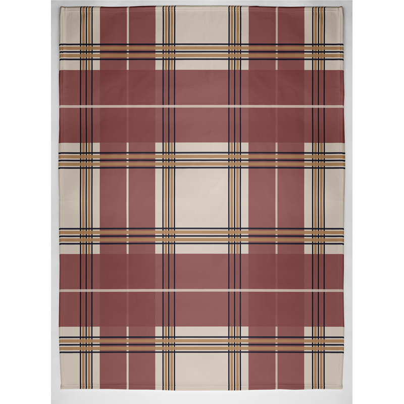 Sturm Plain Weave / Muslin Throw Blanket, Orange