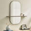 Grand miroir solstice ovale en noyer-1273797100