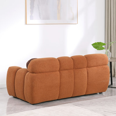 Boucle brune 2 places, avec une apparence élégante pour l'intérieur guimauve conçue pour durer, convient à la structure du corps des gens