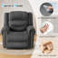 Fauteuil inclinable électrique électrique pour personnes âgées, fauteuil simple pour salon, gris foncé-231561083