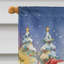 Bull terrier avec le drapeau de la maison du père Noël-1699868955-1699868954