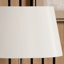 Martha Oval Silk Mix Tapered Lampshade-833567590-833567588