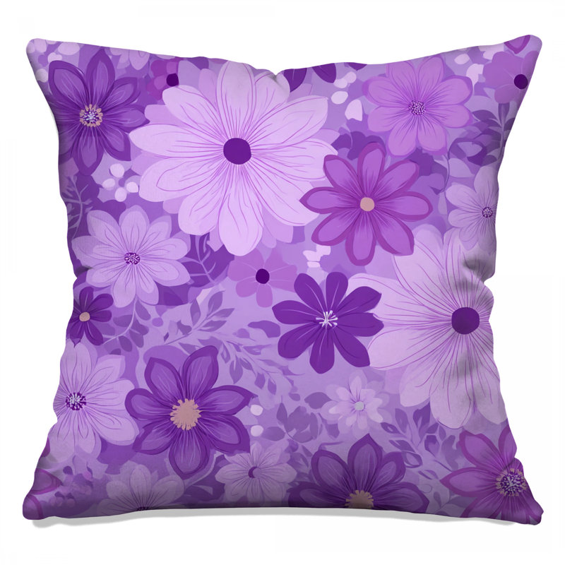 Coussin Floral, 26 po x 26 po