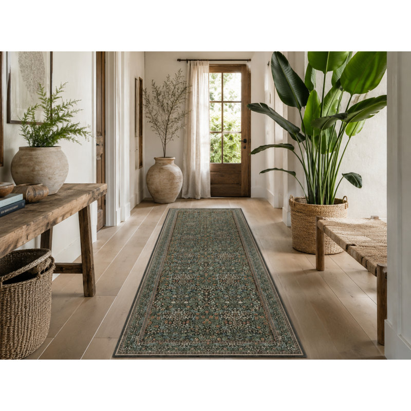 Tapis tissé Botanical Modern, Rectangle 4 pi 8 po x 6 pi 7 po