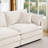 L-Shape Chenille Sectional Couches with Movable Ottoman-965963753