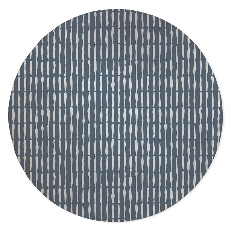 Chuck Non-Slip Outdoor Rug, Round 5'