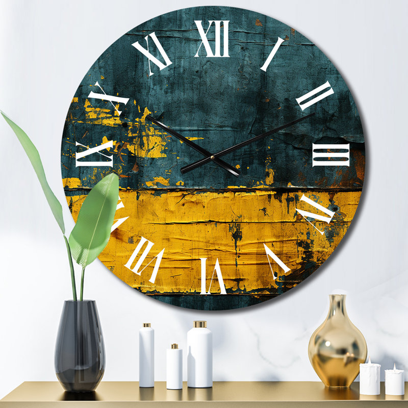 Horloge murale en métal, Médium