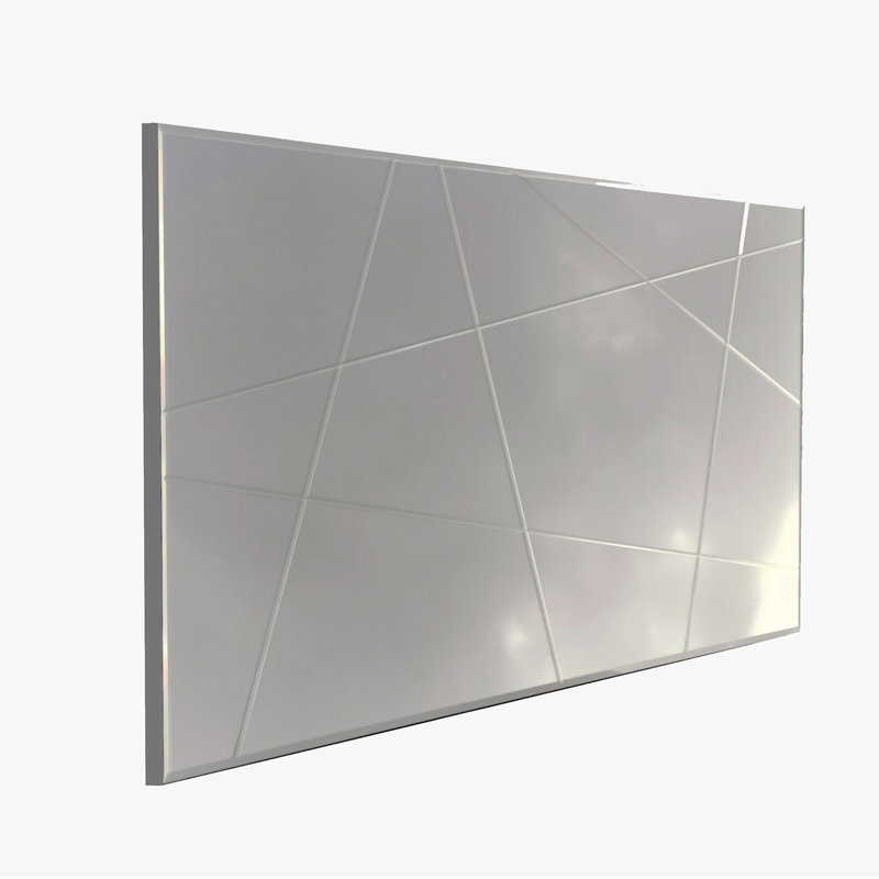 Sarina Wood Flat Wall Mirror