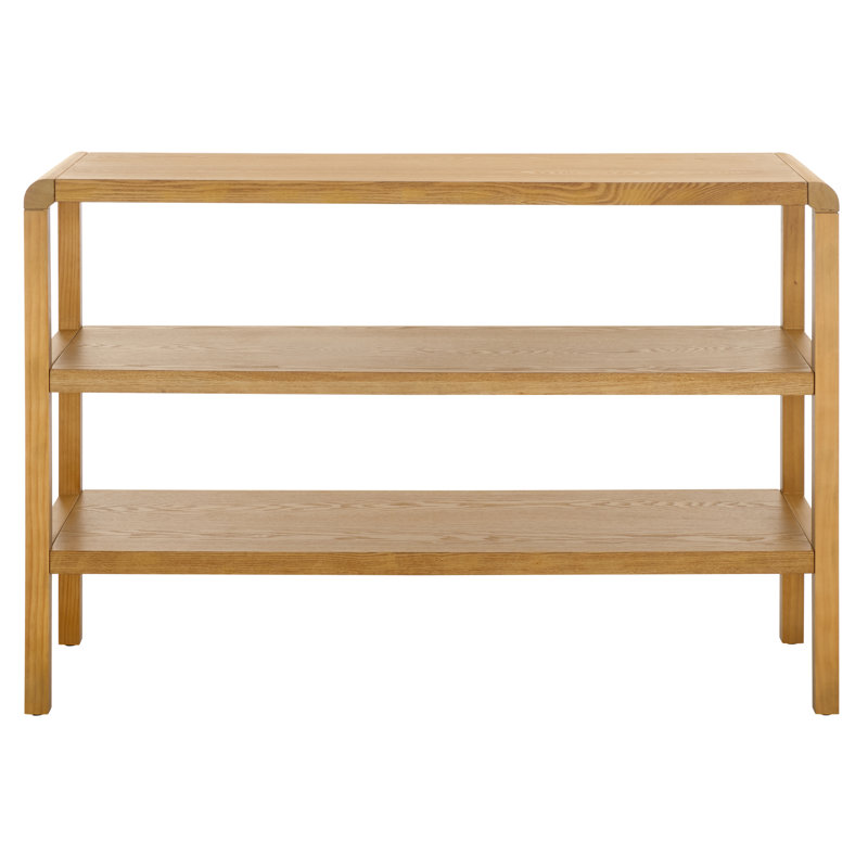 Omara 2 Shelf Console Table, Natural