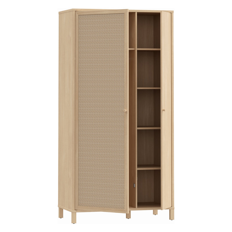 2 Door Manufactured Wood Wardrobe