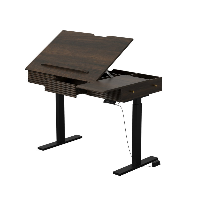 Table de bricolage électrique à hauteur réglable avec rangement