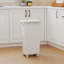 Plastic Step On Kitchen Trash Can - 40L