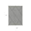 Tapis intérieur / extérieur géométrique lavable blanc et noir 3 pi x 5 pi