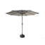 Parasol d'extérieur 9 'en aluminium pour patio
