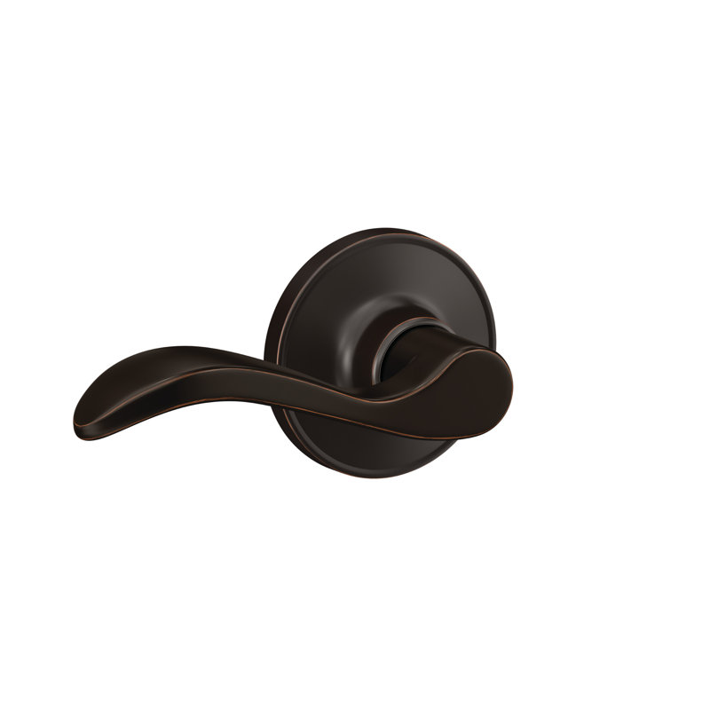 Seville Lever Hall and Closet Lock, Aged Bronze